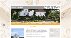 Desktop Screenshot of oerbaekkirke.dk